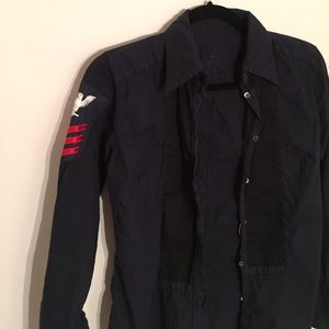 Italian Navy shirt ladies, good condition,panel